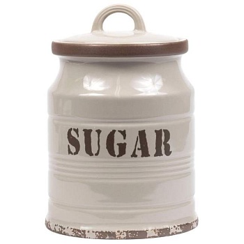 Банка для сыпучих продуктов Sugar 800 мл Fresca LF13297-Grey