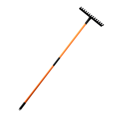 Грабли витые 14 зубьев, сталь, с фиберглассовым черенком, Вихрь 73/7/1/12