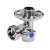 Кран шаровой латунный 1/2''х3/4''х1/2'' левый VALFEX VF.256.N.05