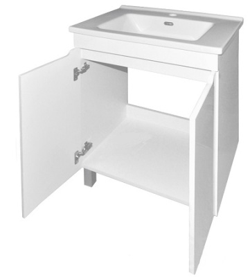 Тумба с умывальником Гамма Н25оФ2/1-У 65 Атриа-9065