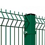 Секция еврозабора 1.53x2 м, ячейка 60x200 мм, диаметр 3/3.8 мм