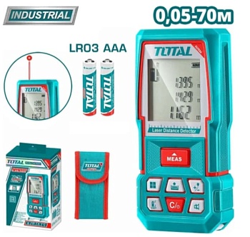 Дальномер лазерный TOTAL TMT57026