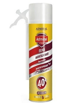 Пена бытовая 40 ADMIRAL 400гр/500 мл 