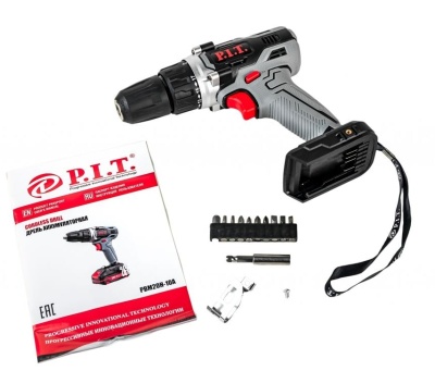 Дрель ударная аккумуляторная PBM20H-10A P.I.T. (без ЗУ, без аккумулятора)