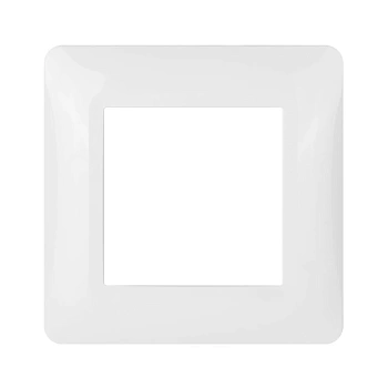 РАМКА 1-постовая Сontact белая ETP EOSG1