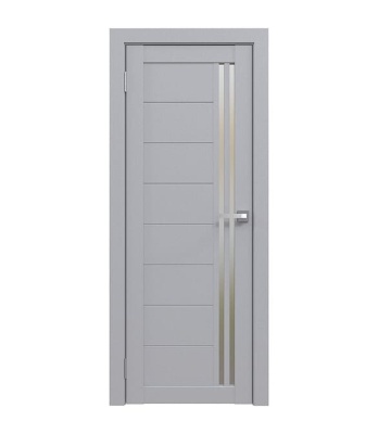 Дверное полотно Амати 26 Грей 200 см основной стекло ЮНИ Двери 