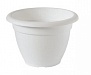 Горшок круглый Классика 350 мм 12л белый Optimplast