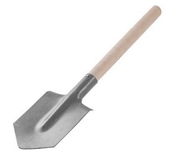 Лопата автомобильная с черенком, 1119785034083