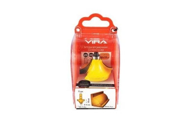 Фреза кромочная калевочная (38.1х19 мм, R12.7 мм, подшипник 9.5 мм) VIRA 553346