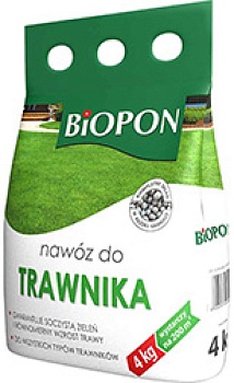 Удобрение БИОПОН для газона 4кг BROS