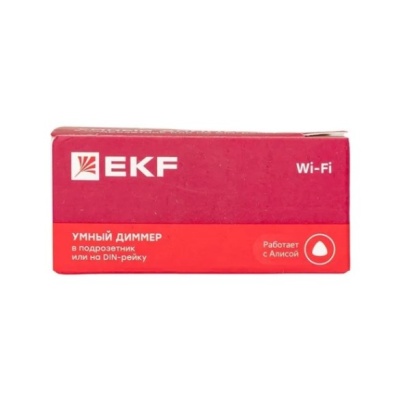 Умный диммер Wi-Fi Connect двухканальный в подрозетник EKF SDSH-2G-WF