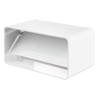 Соединитель плоских воздуховодов 204x60 с клапаном Вентс