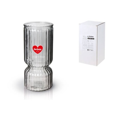 Ваза стеклянная Orchid 24х11 см Perfecto Linea 30-112502