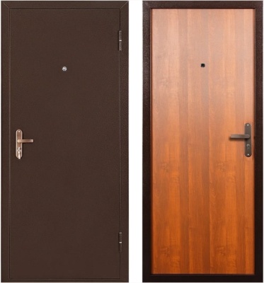 Дверь входная металлическая СПЕЦ PRO BMD 2060x860 мм правая Итальянский Орех Антик Медь Промет