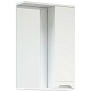 Шкаф навесной зеркальный Лея 50 (белый) КАКСА-А