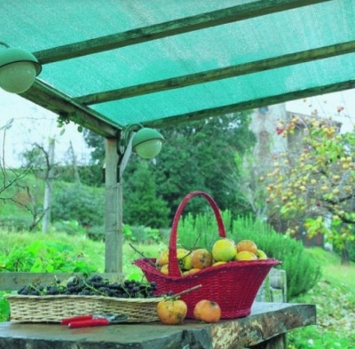 Сетка фасадная 3x50м темно-зеленая 55 г/м2 ХОЗАГРО