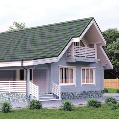 Лист кровельный ONDULINE x5 SR-150 3D (зелёный) 1,95x0,95м