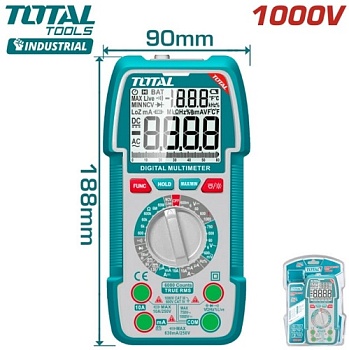Мультиметр цифровой TOTAL TMT5310002