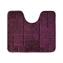 Коврик для ванной One Color 50х60см винный с вырезом Banyolin BELFORT 4034
