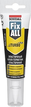 Клей-герметик гибридный Soudal Fix All Turbo белый 125 мл