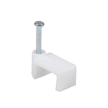 Скоба крепежная квадратная плоская (50 шт), EKF