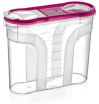 Емкость для сыпучих продуктов пластмассовая 2150 мл 30313R DDStyle