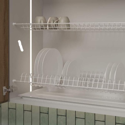 Сушилка для посуды 800 MOUNT белая AKS 113274