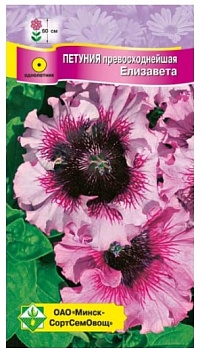 Петуния гибридная превосходнейшая Елизавета 7шт МинскСортСемОвощ
