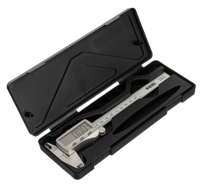 Штангенциркуль электронный, большой дисплей, с глубиномером 150 мм Denzel 31614