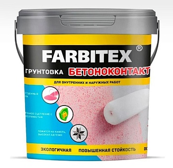 Грунтовка акриловая бетоноконтакт Farbitex 