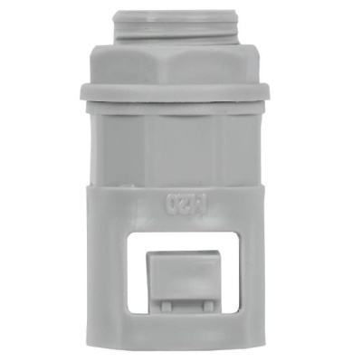 Муфта вводная 20 мм ELASTA MVN20 серая IEK ET-TA00D-MVN-020-K41-050