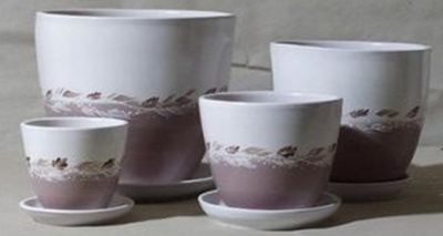 Горшок керамический 2.5 л Ваниль