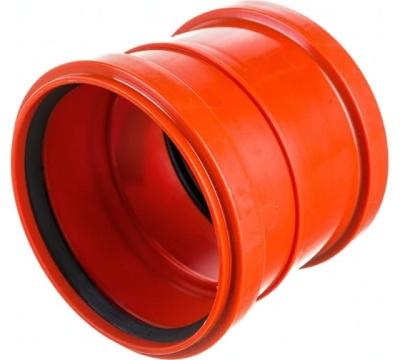 Муфта двухраструбная для наружной канализации, Политэк