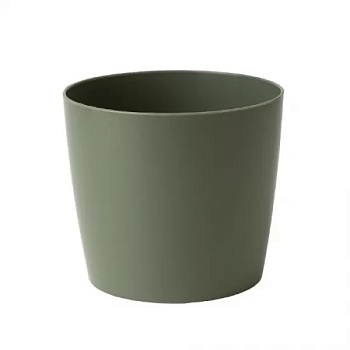 Горшок круглый 100 мм 0,5 л зеленый шалфей Optimplast