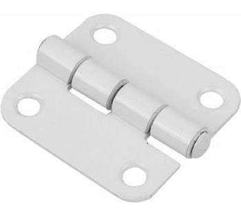 Петля 40 мм универсальная врезная неразъемная белая 2 шт, SMM1-68924-2 STARFIX