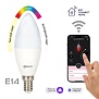 Умная лампа Wi-Fi Connect RGB E14 5W EKF SLWF-E14-RGBW