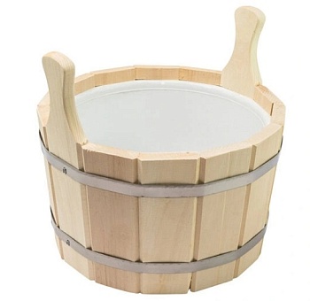 Шайка-таз ШТП-20 с пластмассовой вставкой 20 л 