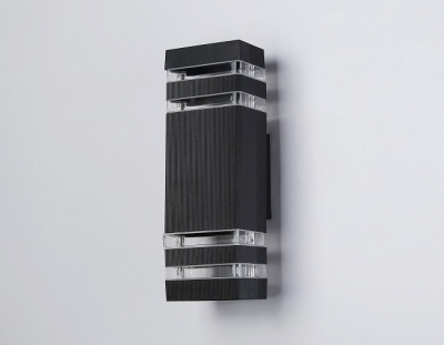 Светильник настенный уличный Ambrella Light ST2574/2 BK/CL