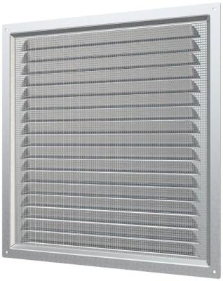 Решетка вентиляционная металлическая с оцинкованным покрытием 300х300 мм ERA