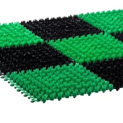 Коврик Травка 626 84x56 см черно-зеленый