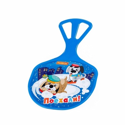 Санки "Ледянка" №3 с наклейкой V2, Полесье 96616