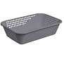 Корзинка Лофт, 29,5х19,3 см серая, Violet, 540118