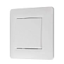 Выключатель 1-клавишный Contact 10А белый ETP EOSK12-10 (проходной)