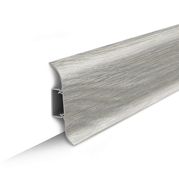 Плинтус К55 Идеал Классик 253 Ясень серый 2.2 м