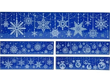 Наклейка декоративная на окно 