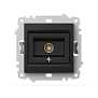 Розетка 1-ая Zena-Vega ТВ концевая вантаблэк EL-BI 609-014800-246