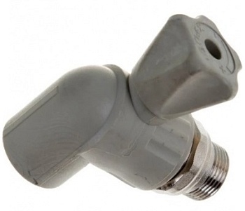 Кран шаровый PP-R комбинированный НР серый, VALFEX