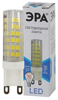 Лампа светодиодная STD LED JCD-7W-CER-840-G9 G9 7Вт ЭРА