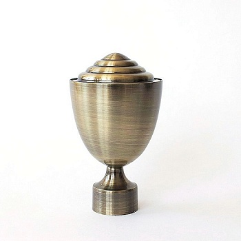 Наконечник Ремус 25 мм, золото антик, 1 шт