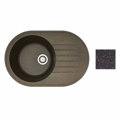 Мойка из искусственного камня, шоколад, RONDO, BelEvors